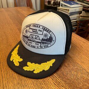 Men's Vintage Idaho Falls Idaho Centennial Plus Twenty Snapback Trucker Hat Cap
